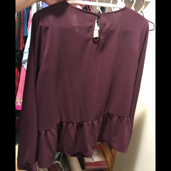 2/15 Apt 9 brown office wear top with key hole . - Picture 2 of 5